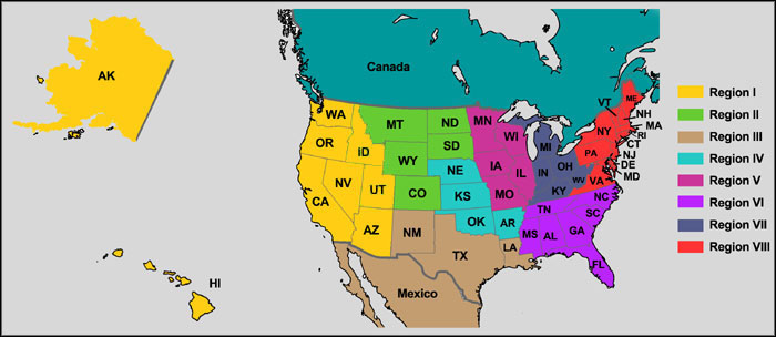 WCHA Bylaws Map
